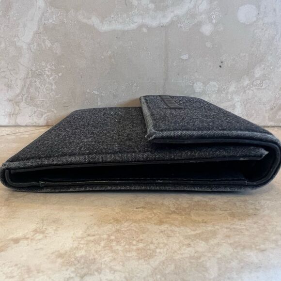 AUTH PRADA WALLET- bifold gray - Picture 5 of 10